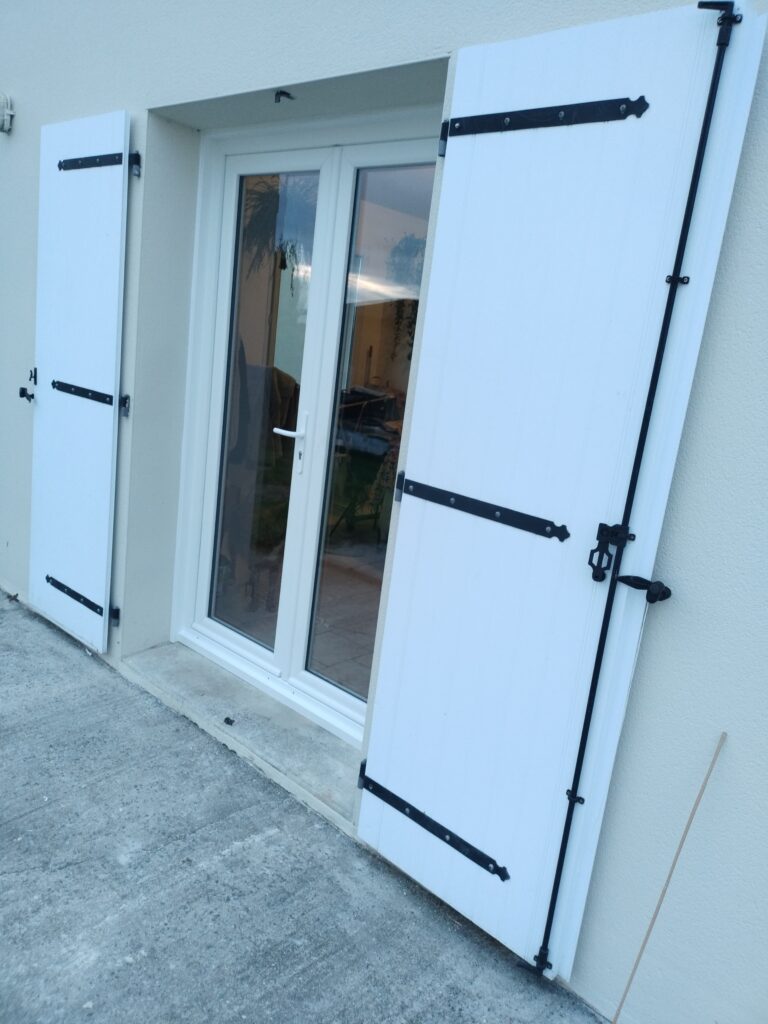 Porte fenêtre PVC sans soubassement - Menuiserie Bordier