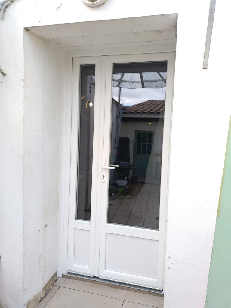 Porte fenêtre tiercée - Menuiserie Bordier